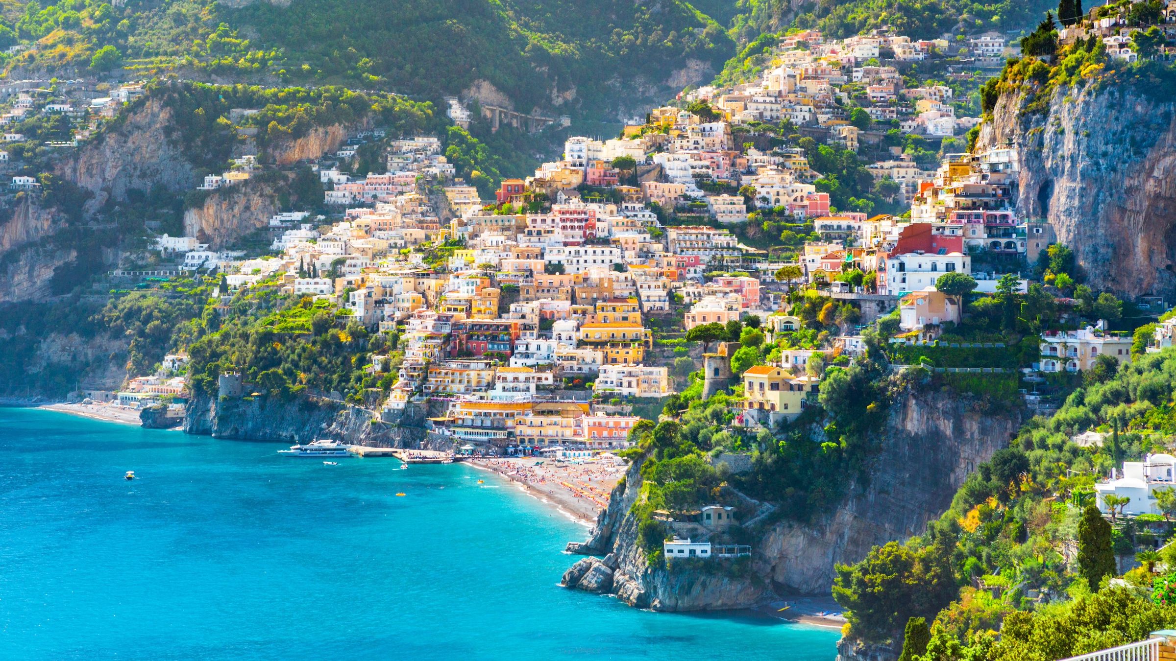 Amalfi Coast scenery in Italy